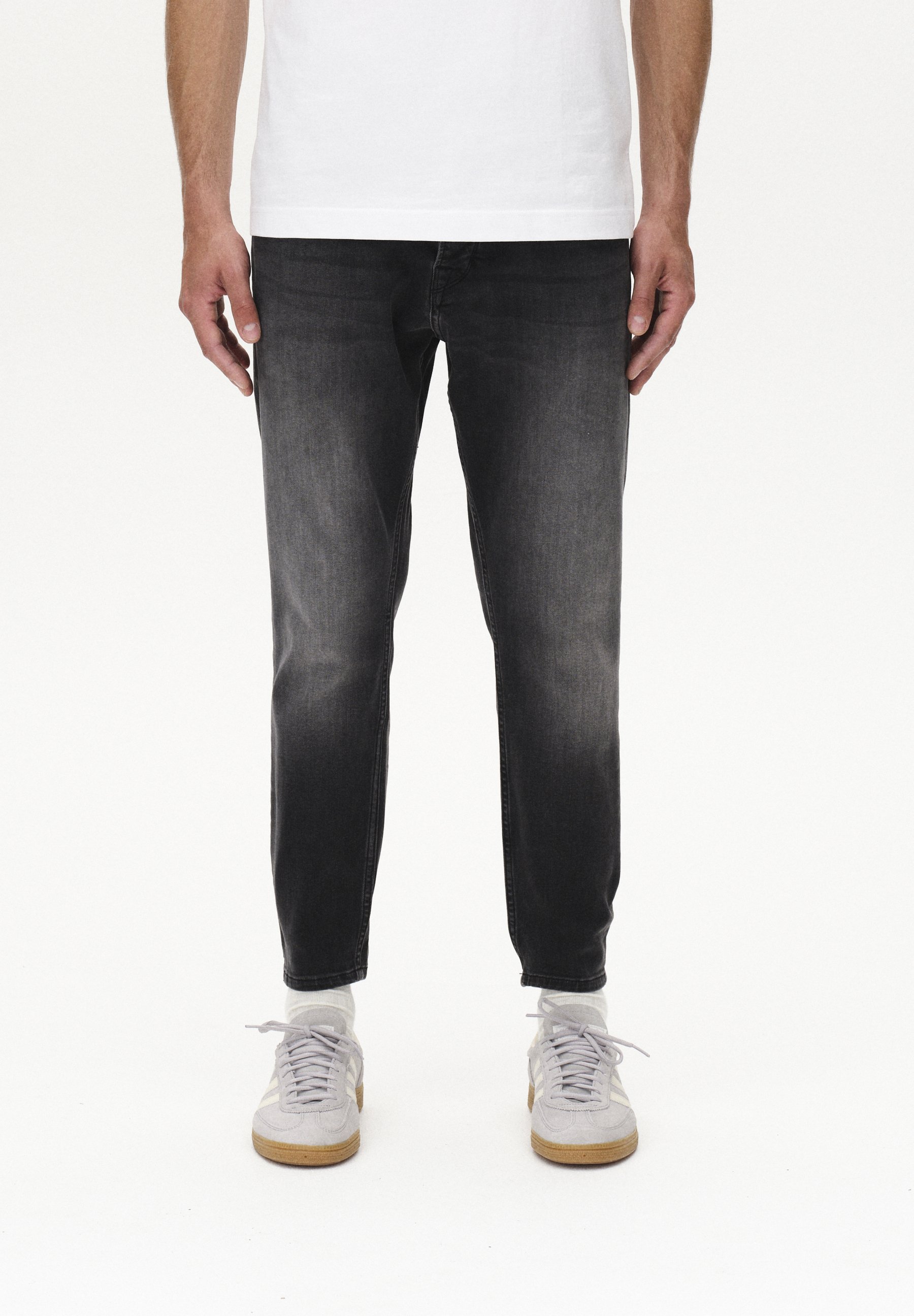 Gabba ALEX THOR JEANS CROPPED Jeans Tapered Fit grey denim