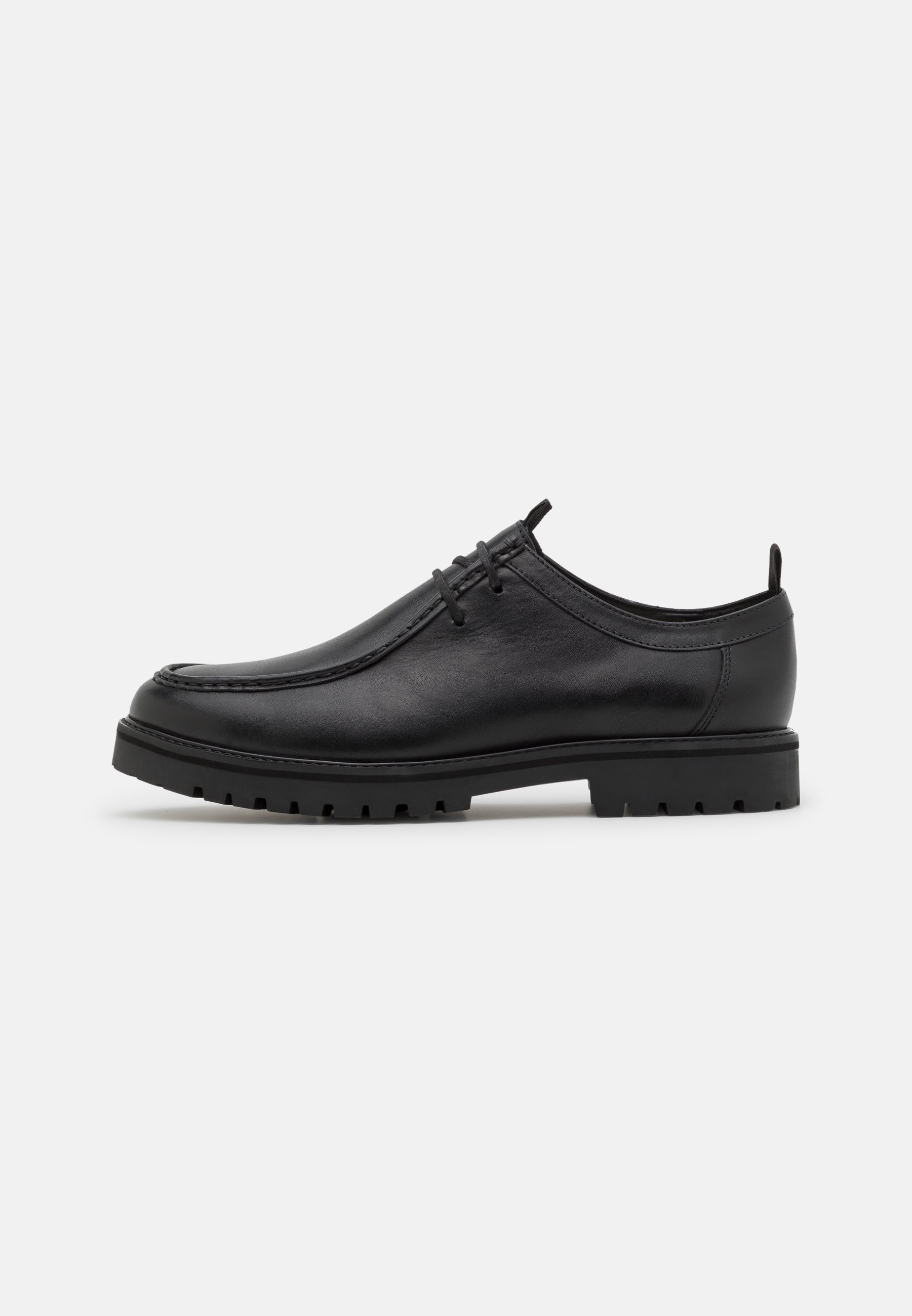 Zign LEATHER UNISEX - Stringate sportive - black/nero - Zalando.it