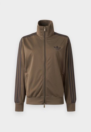 adidas Originals, FIREBIRD TRACK TOP LOOSE - Суитшърт с цип - branch/utility black