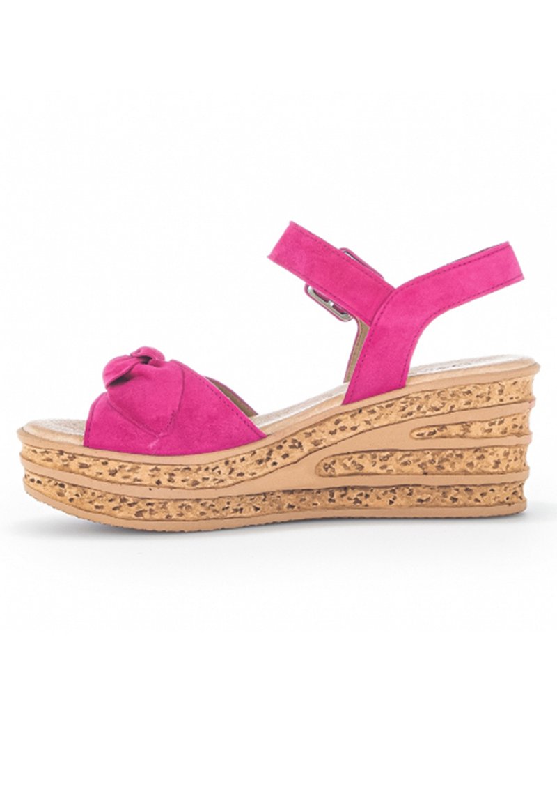 Gabor Sandalen met sleehak rose/donkerroze Zalando.be
