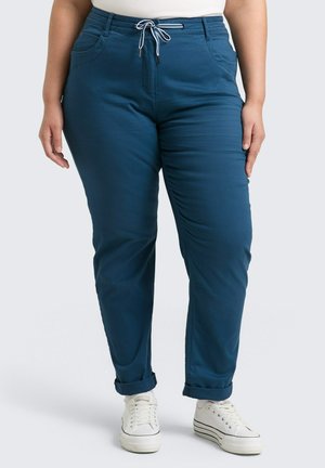 CROPPED  - Broek - dark petrol