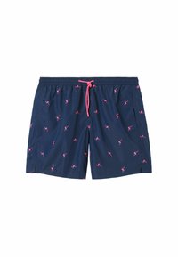 Unausgewählt, blau c pink flamingo