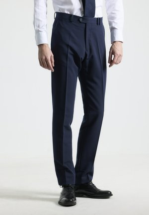 NON IRON - Pantalón de traje - azul marino