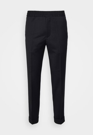 Filippa K TERRY CROPPED TROUSER - Bukse - black