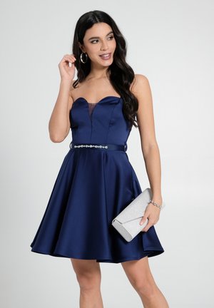 Vestito elegante - blue plain