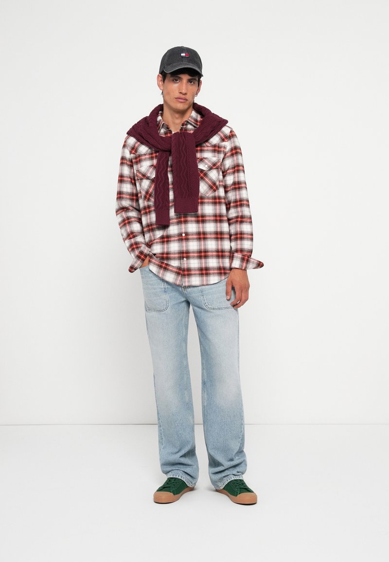 Tommy Jeans SHIRT - Košile - voyager orange