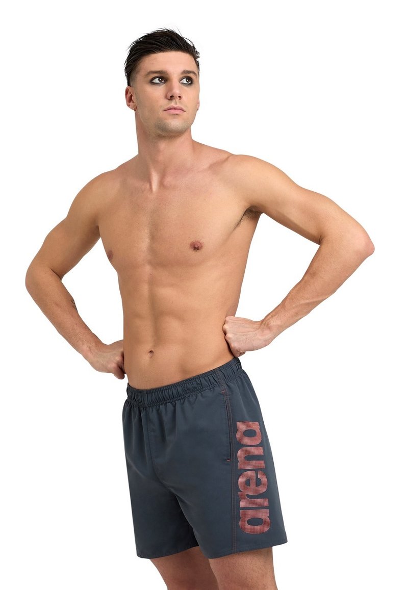 Arena FUNDAMENTALS LOGO - Shorts da mare - asphalt nespola