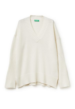 OVERSIZE WITH DROPPED SHOULDER  - Pullover - white