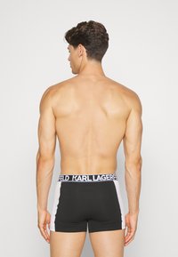 KARL LAGERFELD BOLD LOGO TRUNKS (PACK OF 3) - Kitsad bokserid - black/white