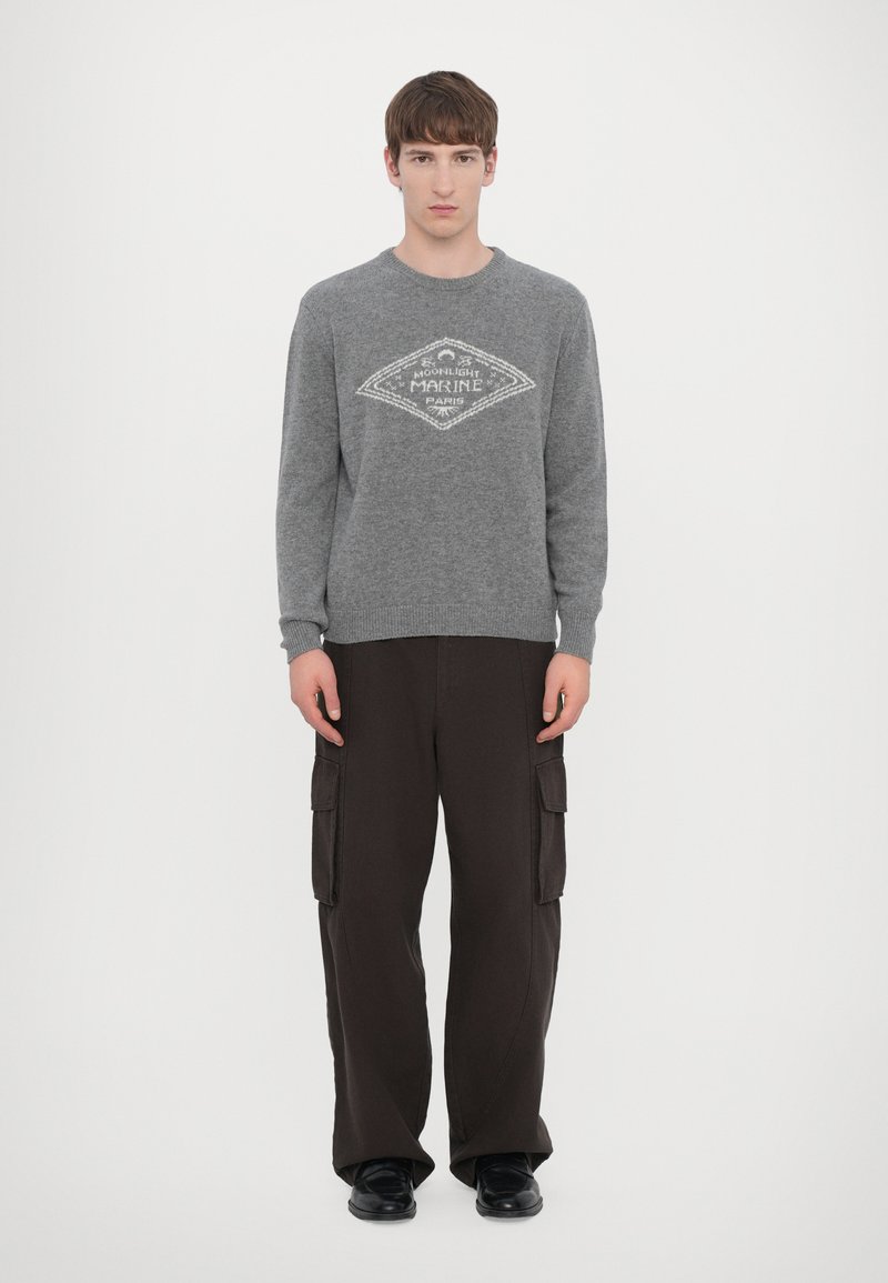 MARINE SERRE CLEAN CREW NECK UNISEX - Pullover - dark grey