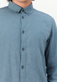 TOM TAILOR STRUCTURED SHIRT - Camisa - teal