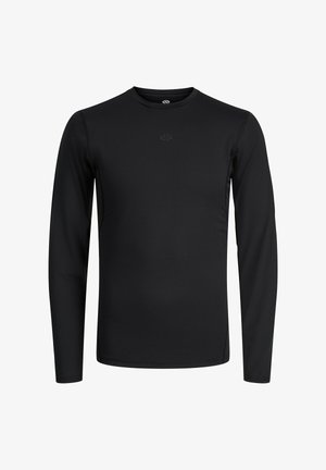 Jack & Jones, T-SHIRT BADGE T-SHIRT - Camiseta de manga larga - black