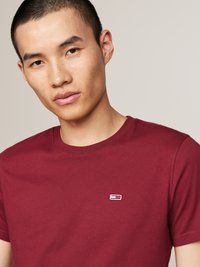 Tommy Jeans SLIM TEE 2 PACK - T-shirt basic - red carpet/green