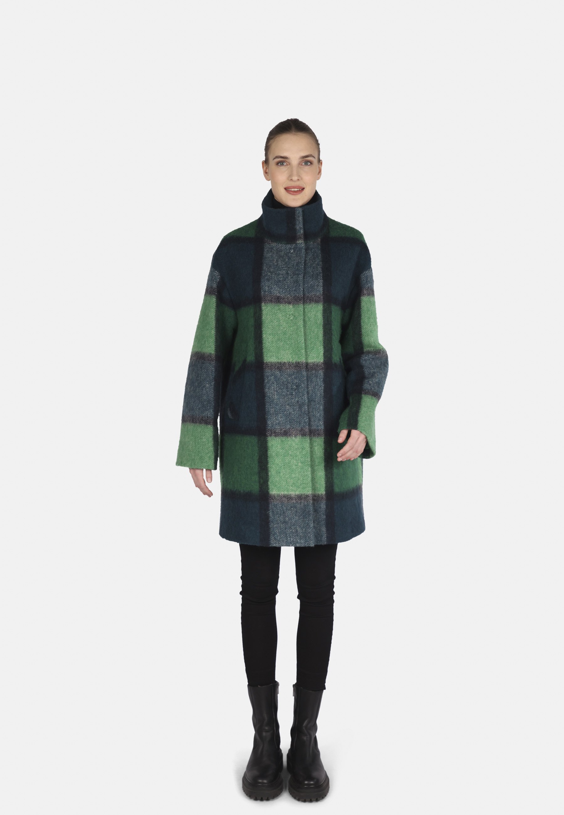 Damenmantel Fuchs Und Schmitt Mantel Kariert YOEK Damen Mantel