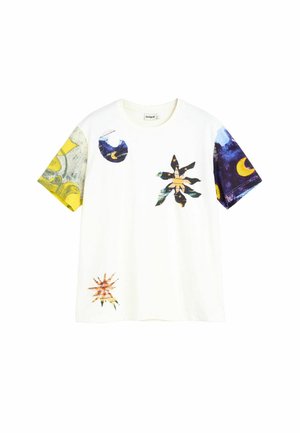 Desigual, COSMOS PRINT T-SHIRT - T-shirt print - white