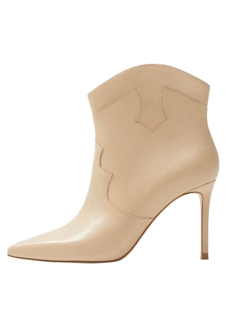 Mango Botines de tacón - nude