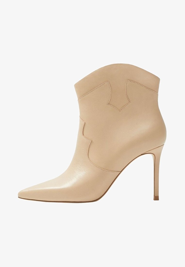 Mango Botines de tacón - nude