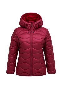 HELIUM HOOD - Jachetă cu puf - vertical zenith/tech burgundy/