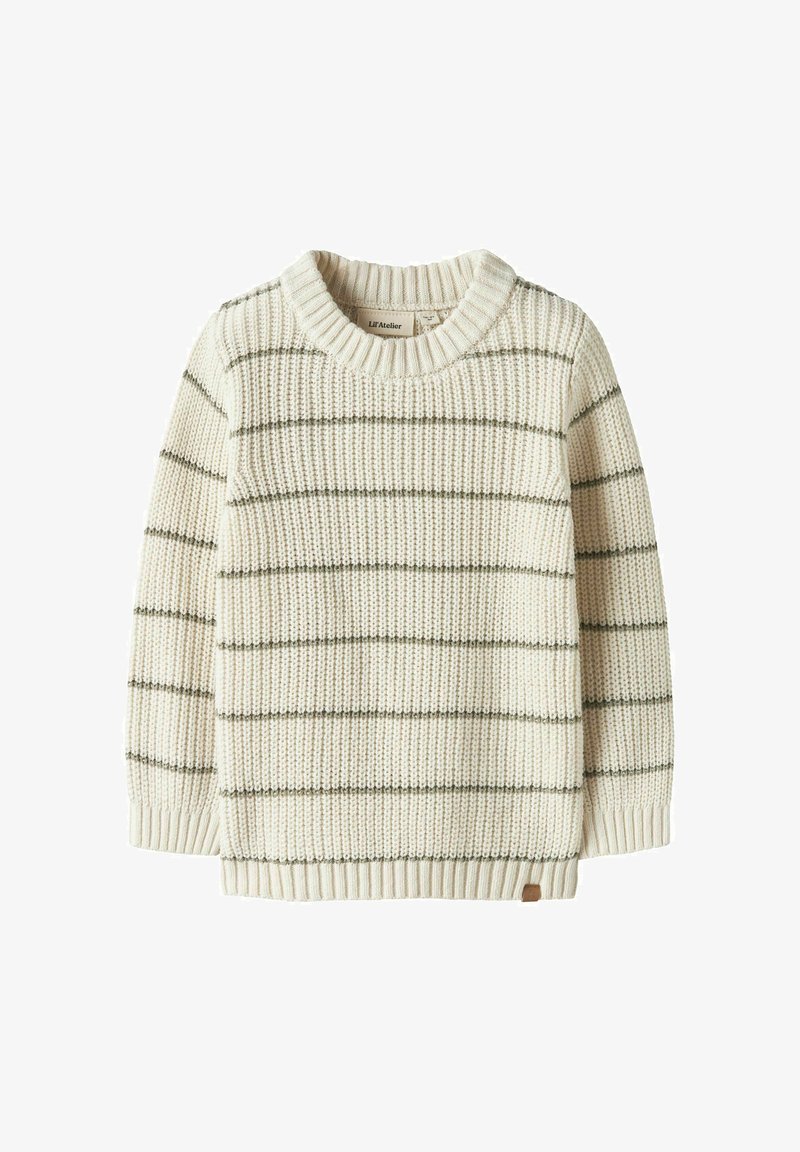 Lil' Atelier GESTREIFTE - Pulover - coconut milk