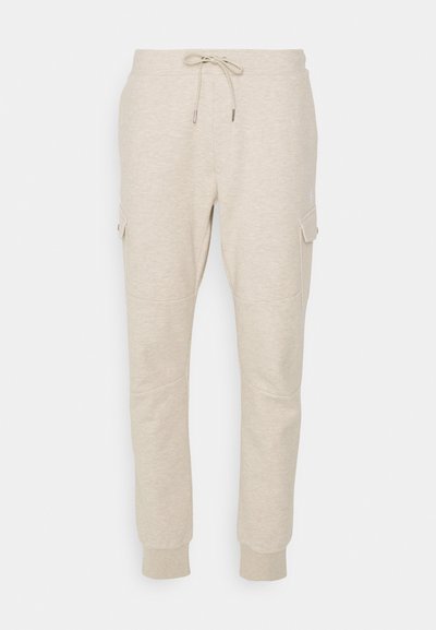 Polo Ralph Lauren DOUBLE KNIT CARGO JOGGER PANT - Spodnji deli trenirk - sand heather