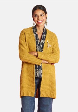 COCA BOHEME - Cardigan - jaune moutarde