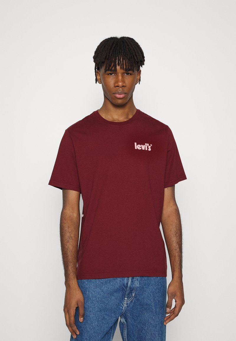 Levi's® SS RELAXED FIT TEE - T-shirt estampada - fired brick