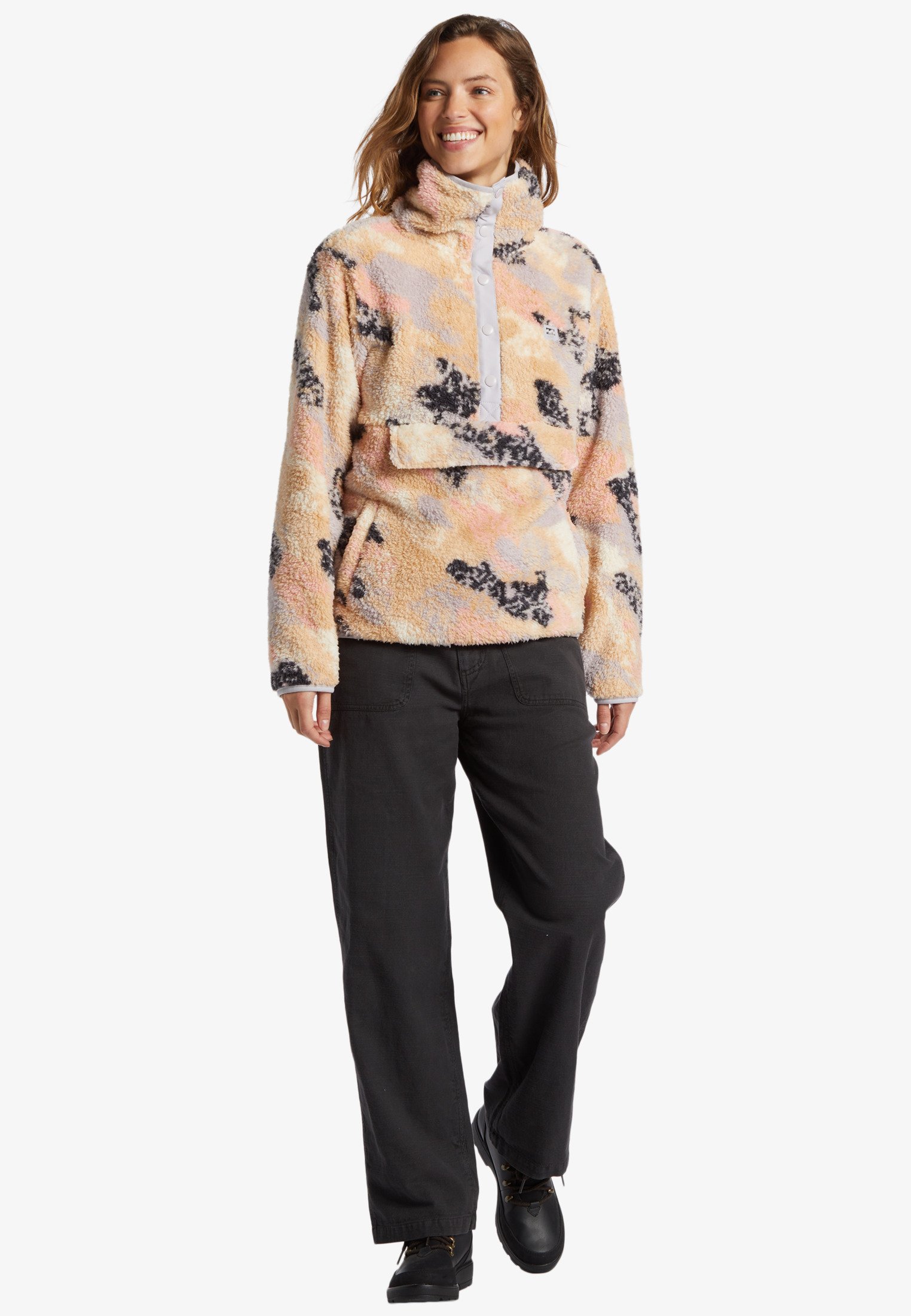 Weird Fish MADI COSY 1/4 ZIP - Fleece jumper - dark