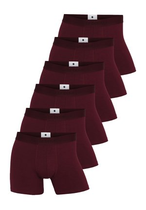 JBS OF DENMARK 6-PACK FSC BAMBOO - Kurze Boxershorts - red