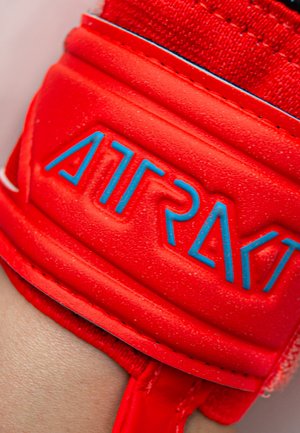 Reusch, TORWARTHANDSCHUHE ATTRAKT DUO UNISEX - Goalkeeping gloves - 3333  brig red futr blu blck