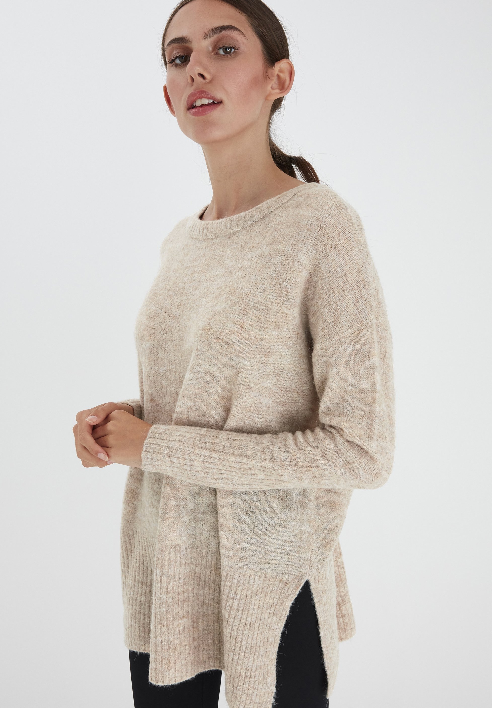 ICHI IHAMARA Trui natural Zalando.nl ICHI Wollen truien online kopen | ZALANDO