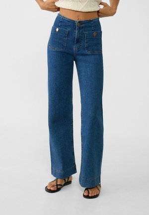 Stradivarius, Jean flare - royal blue