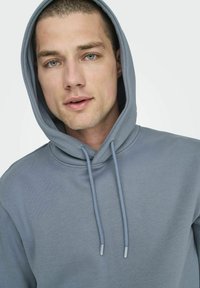 Only & Sons CONNOR REG NOOS - Jersey con capucha - flint stone