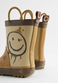 Next PANDA HANDLE - Bottes en caoutchouc - yellow smiley