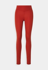 JORDAN SPORT - Tights - dune red/white