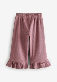 Next REGULAR FIT - TEXTURED FRILL HEM WIDE - Bukser - pink