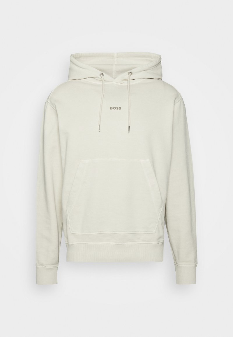 BOSS SMALL CENTRED LOGO HOODY - Kapuzenpullover - open white/weiß - Zalando .de