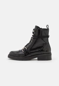 AllSaints Stivaletti stringati - black