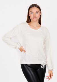 Key Largo WSW SKY ROUND - Long sleeved top - offwhite