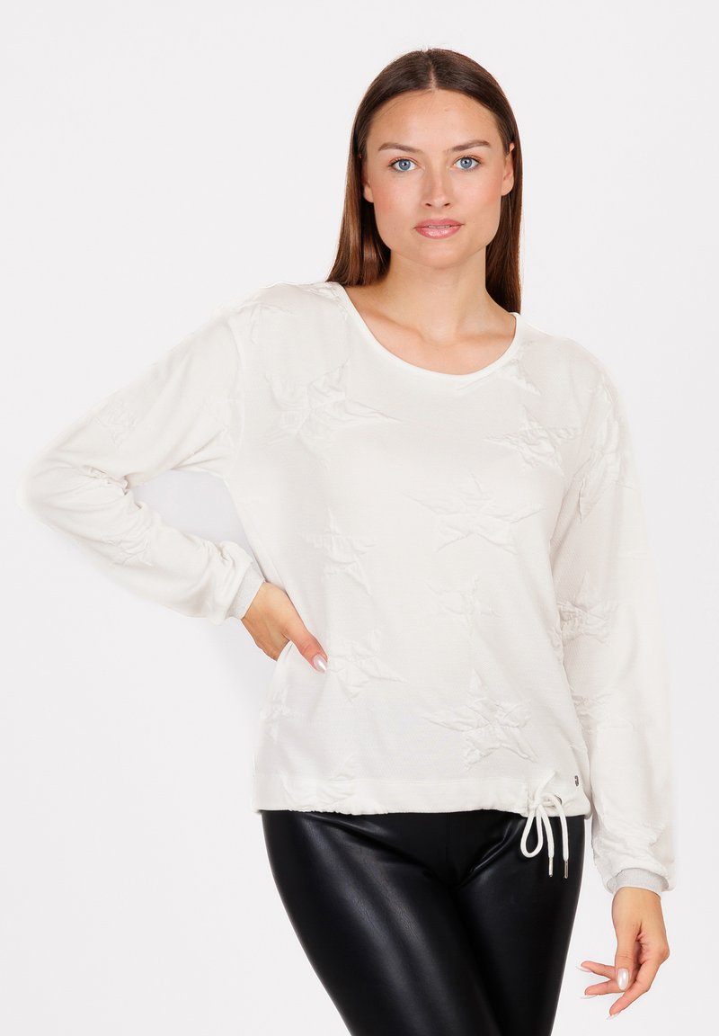 Key Largo WSW SKY ROUND - Long sleeved top - offwhite