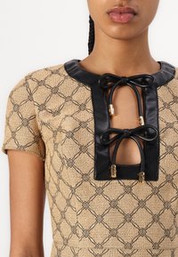 Elisabetta Franchi WOMENS DRESS - Φόρεμα ημέρας - paglia/nero