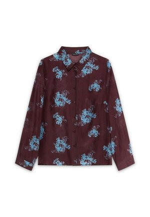 Fiorella Rubino, CAMICIA CON STAMPA - Overhemdblouse - bordeaux