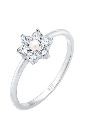 SPARKLING BLOSSOM - MIT KRISTALLEN VON SWAROVSKI® - Ring - silberfarben
