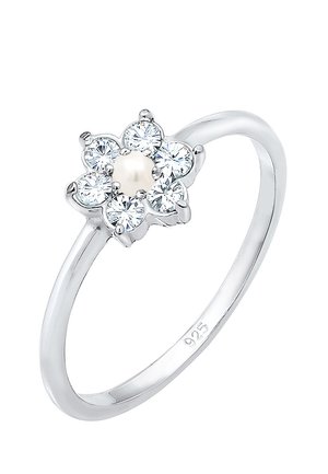 SPARKLING FLOWER BLOSSOM - Ring - silber