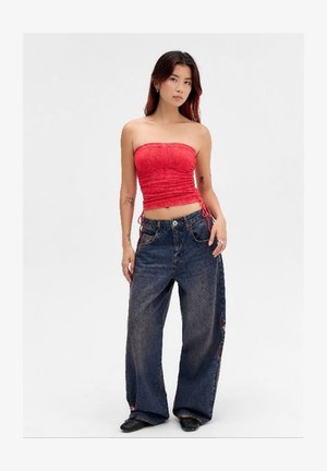 BDG Urban Outfitters, RUCHED TAPESTRY BANDEAU - Top - red