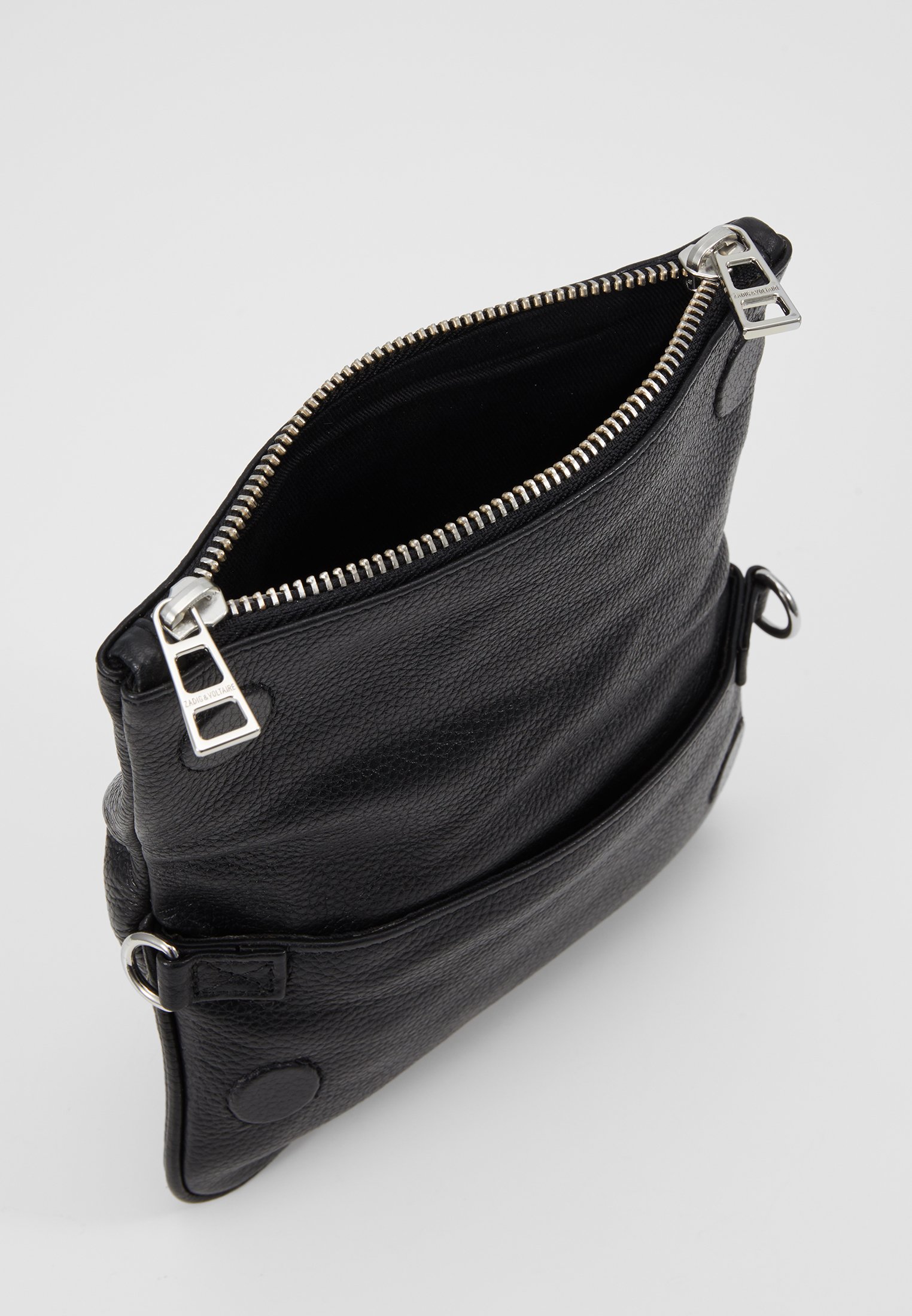Zadig & Voltaire ROCK NANO GRAIN Skulderveske noir Zadig & Voltaire ROCK NANO GRAIN Skulderveske noir