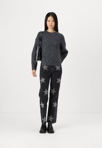 ONLY ONLMOON LIFE SLIT - Vesta - dark grey