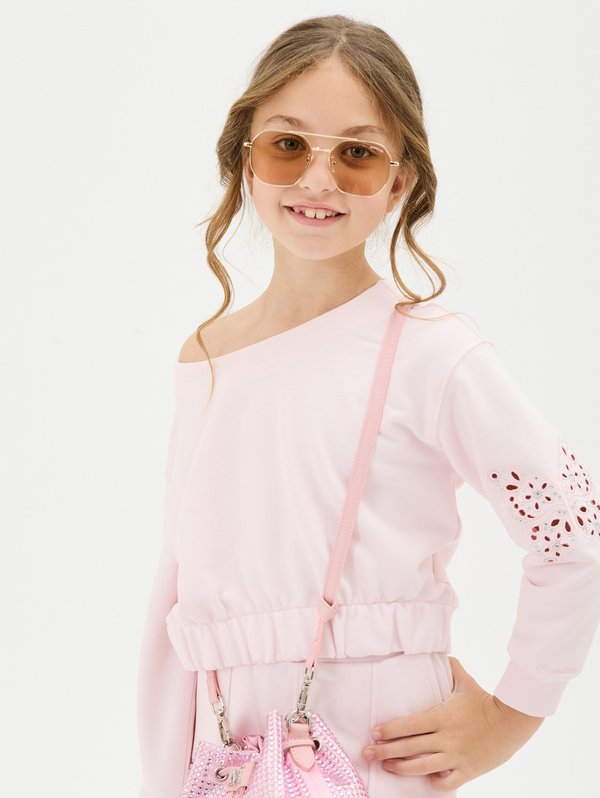 FARFALLE SUMMER CHIC - Sweatshirt - rosa antico4