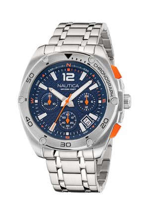 Nautica TIN CAN BAY - Chronografické hodinky - silver-coloured