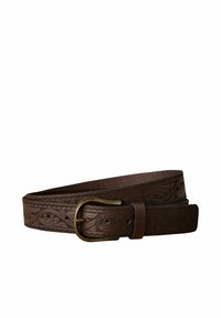 Next SIGNATURE EMBOSSED - Gürtel - tan brown