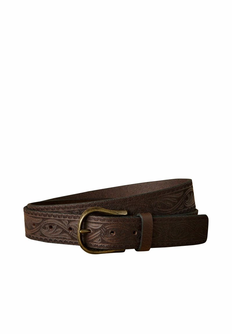 Next SIGNATURE EMBOSSED - Gürtel - tan brown